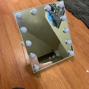 A vanity mirror